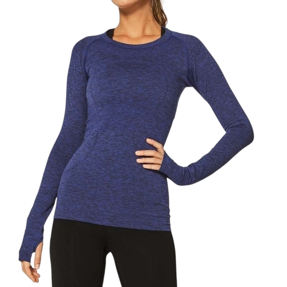 Lululemon Swiftly Tech Long‎ Sleeve Pullover Athletic Top Seamless - Picture 2 of 15